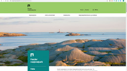 Screenshot av norges nasjonalparker